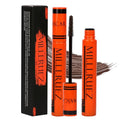 Brown Dramatic Mascara - Tapered Cone Brush, Smudge-Proof, 10ml