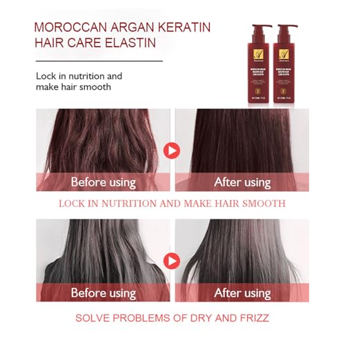 Argan Oil & Keratin Curl Defining Cream for Curly Hair