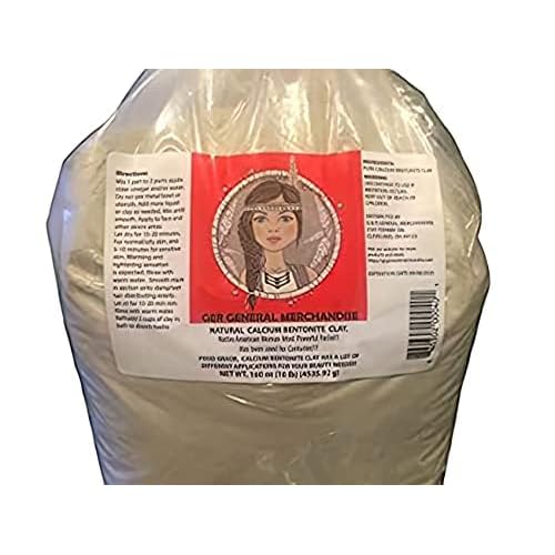Calcium Bentonite Clay 10 Pounds - Healing Clay to Remove Environmental Toxins for a Whole Body Detox - Health & Beauty Clay from Perfect for Mask, Bath or Wrap.