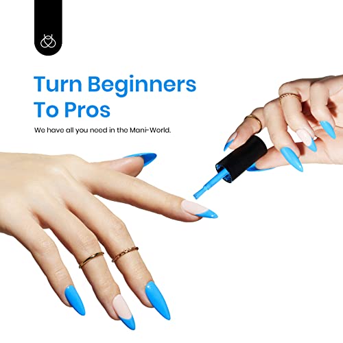 Beetles D - Creme Blue / Aquarius Blue 15ml Gel Nail Polish
