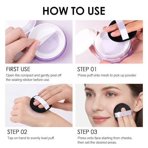 Erinde Aqua Setting Powder - Hydrating Translucent Loose Powder