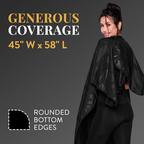 Betty Dain Bleach-Proof Styling Cape 45x60 Black