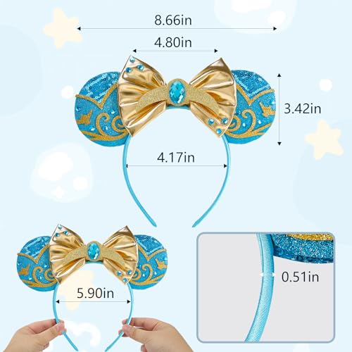 Princess Mouse Ears Headband for Women & Girls - Comfortable & Stylish