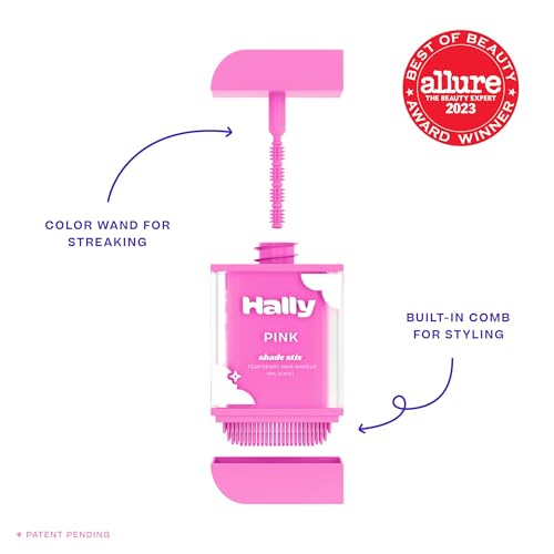 Hally Hair Shade Stix Temporary Hair Color Pink 12ml