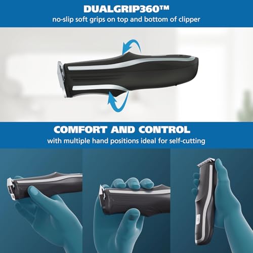 Wahl Clipper Self-Haircut Pro Lithium Ion Cordless Hair Clippers, Easy to Use Self Haircutting Kit Designed for DIY Haircuts ? Model 3026122