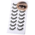 Manga Cat Eye Lashes 8 Pairs - Natural Wispy Mink Eyelashes