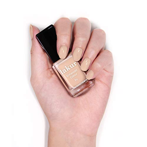 LONDONTOWN Lakur Nude & Brown Nail Polish, Long-Lasting