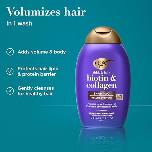 OGX Thick & Full Biotin & Collagen Volumizing Shampoo 13 oz