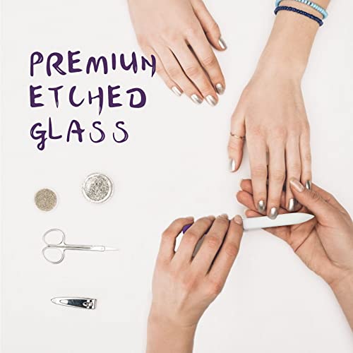3 Pack Glass Nail Files with Case – Gentle Nail Care Set