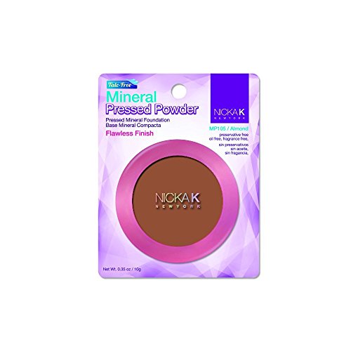 NICKA K New York Mineral Pressed Powder 0.35oz Almond