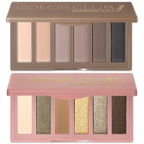 Prism Makeup 40 Colors Neutral and Smokey Palette with 18 Colors Rosy Nudes Light Smokey Eyeshadow Set