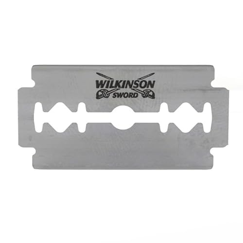 Wilkinson Sword Classic Double Edge (DE) Razorblades - 100 Blades - Packaging May Vary