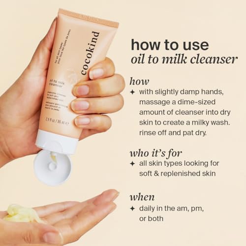 Cocokind Oil to Milk Cleanser | Hydrating Facial Cleanser