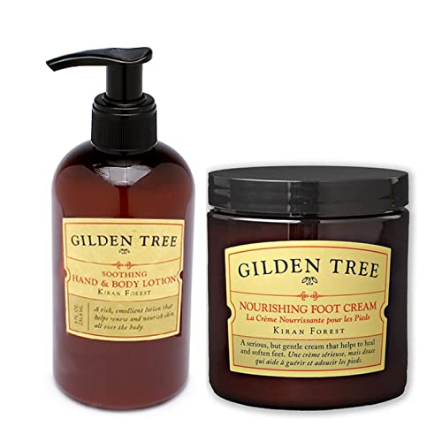 GILDEN TREE Nourishing Foot Cream & Body Lotion Bundle