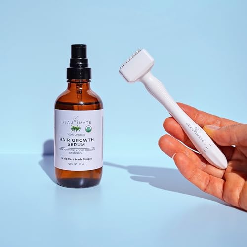 Beautimate Organic Rosemary Hair Growth Serum Kit – 4 oz