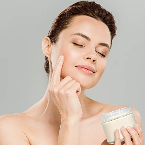 2oz Clear Glass Jars with Lids, 40 Pack - Airtight Cosmetic Containers