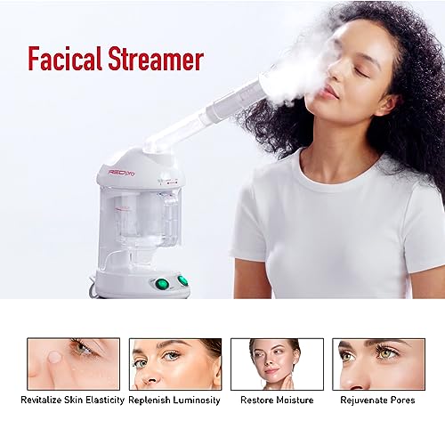 RED Pro 2-in-1 Hair & Facial Steamer for Deep Hydration