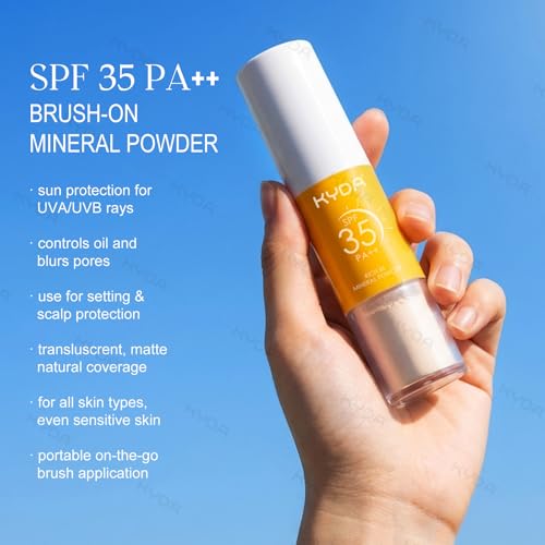 KYDA Mineral Sunscreen Powder SPF 35 - Face & Scalp