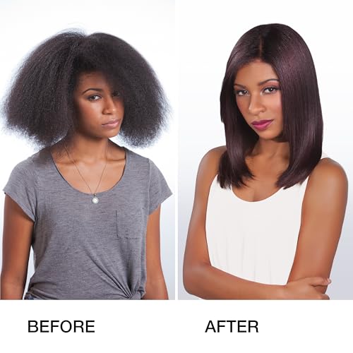 GK HAIR Smoothing Keratin Treatment & pH Clarifying Shampoo Set 3.4 oz – Frizz Control & Shine
