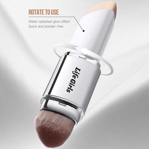 Dulele Color Changing Foundation Stick Duo with Brush