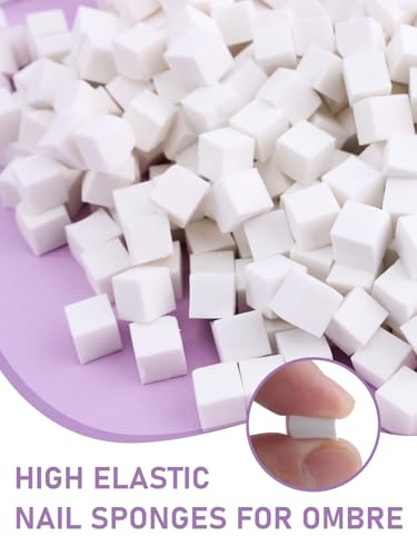 Nail Sponges Set for Ombre Nail Art with Palette & Tools - 200 Pieces (Variation of This Listing)