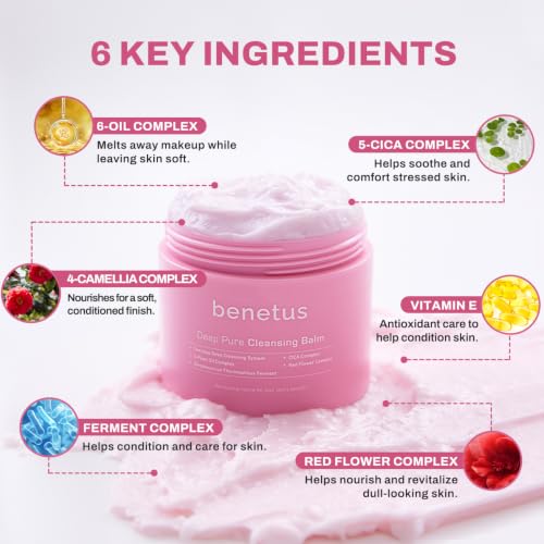 Cleansing Balm with Cica & Green Tea for Waterproof Makeup Removal 3.5 oz