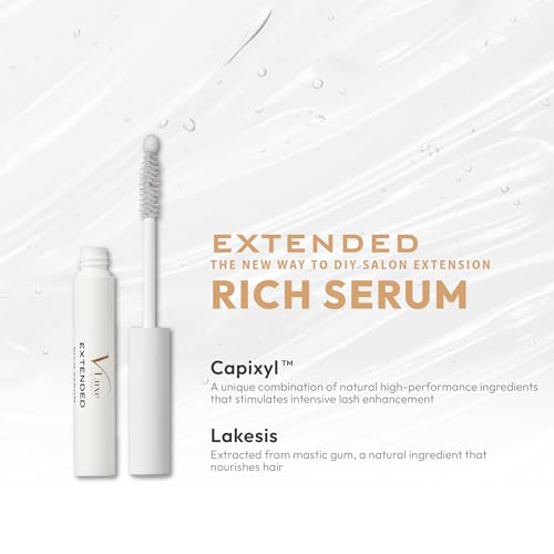i?ENVY Extended Intensive Eyelash Serum, Rich Formula for Thicker & Fuller Lashes, Lash Enhancement Infused with Capixyl & Lakesis for Optimal Improvement