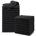 UNIMADE Salon Towels 24 Pack, 16x29 Microfiber Black