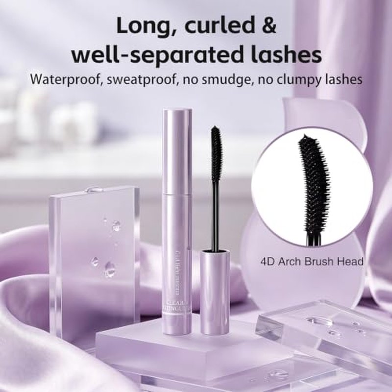 Curling Tubing Mascara for Older Women - Waterproof & Smudge-Proof
