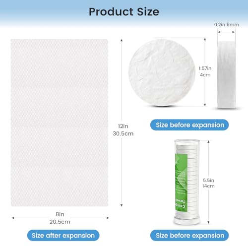 Disposable Face Towels for Hot Towel Dispenser (60 Pack)