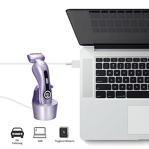 MEROM Charger Compatible with Krovena Women Electric Razors Shaver, Replacement Charging Cable for Trimmer, Power Cord Adapter