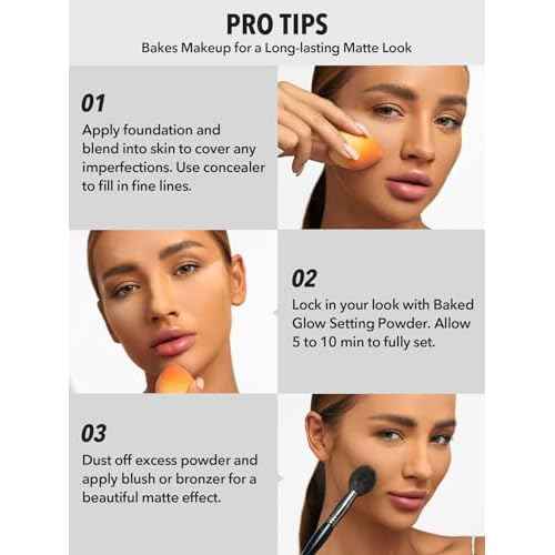 SHEGLAM Baked Glow Setting Powder Oil Control Loose Face Powder Translucent Pore-Less Flawless Smooths Fine Lines Glowy Powder - Translucent