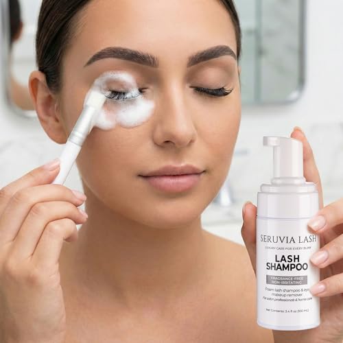 Eyelash Shampoo for Extensions - Oil-Free Foaming Cleanser 100ml