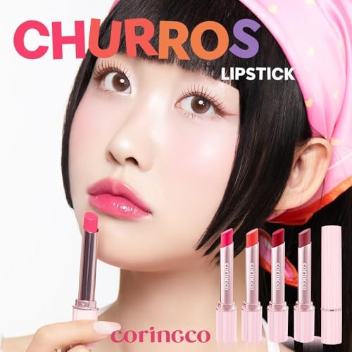 CORINGCO Pink Churros Plumping Glossy Lipstick