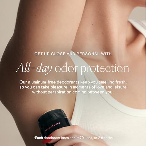 Natural Aluminum-Free Deodorant – Fragrance-Free, 72-Hour Odor Protection