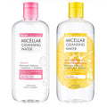 LXTTDABEN Micellar Water 500ml 2 Pack - Gentle Makeup Remover & Facial Cleanser