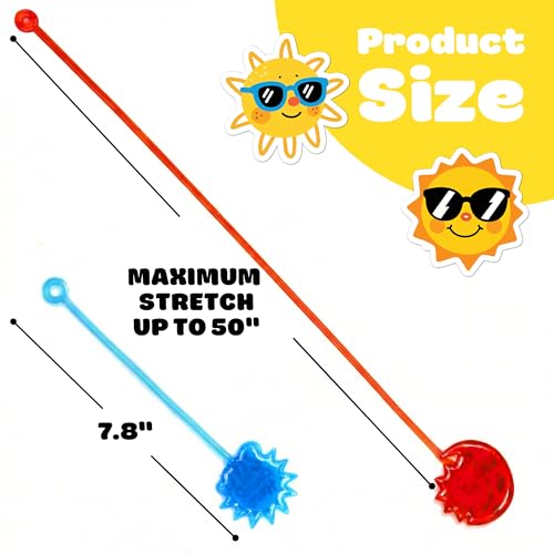 48 Pc Sun Party Favors - Stick Hands & Temporary Tattoos