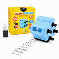 GoldenEgg 4-in-1 Math Roller Stamp for Kids - Addition, Subtraction, Multiplication