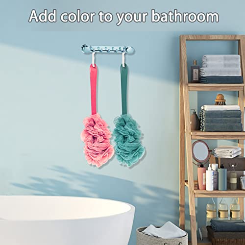 Back Scrubber with Long Handle Loofah Sponge Brush (2-Pack)