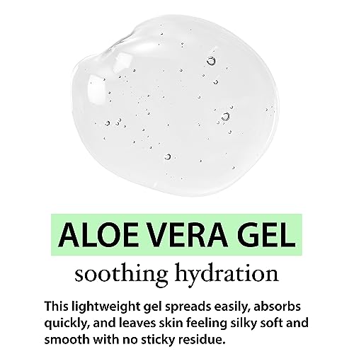Organic Aloe Vera Gel 12 oz – USDA Certified Pure Skin & Hair Care
