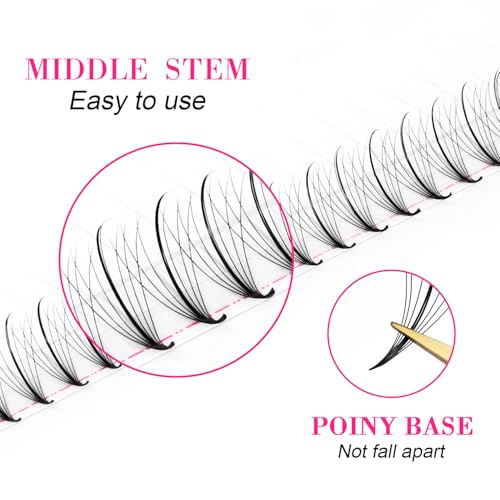 TDANCE 320 Premade Lash Fans 7D Wispy Volume Extensions