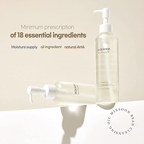 mixsoon Double Cleansing Set 2-Step Face Wash Routine Centella Cleansing Foam 5.07 fl oz/ 150ml & Bean Cleansing Oil 6.59 fl oz / 195ml