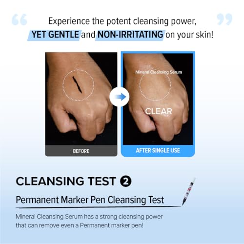 O'LABS Mineral Cleansing Serum 200ml / 6.76 fl.oz Gentle Facial Cleanser Korean Skincare with Dead Sea Minerals