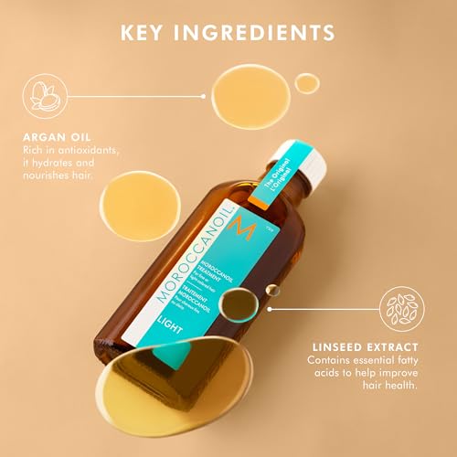 Moroccanoil Treatment Light Hair Oil for Smooth, Soft Hair