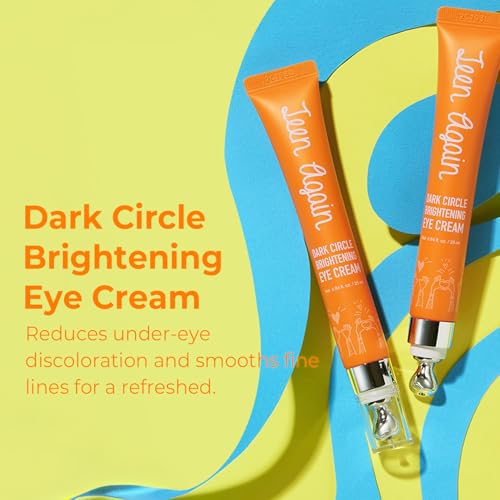 Look at Me Teen Again Dark Circle Eye Cream, Anti-Aging Line Smoothing Skin Care Treatment, Wrinkle Care, Cruelty Free, for Women and Men 0.84 fl. oz 25 ml