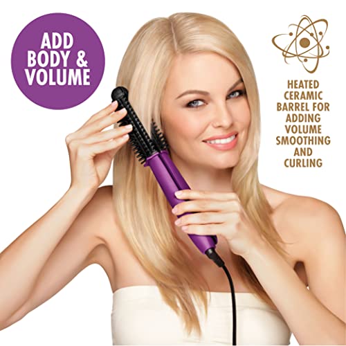 InStyler 4-in-1 Hair Straightener & Hot Brush - Ionic Ceramic Flat Iron