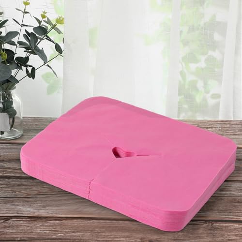Disposable Face Cradle Covers for Massage Tables & Chairs - Pink, 200 pcs