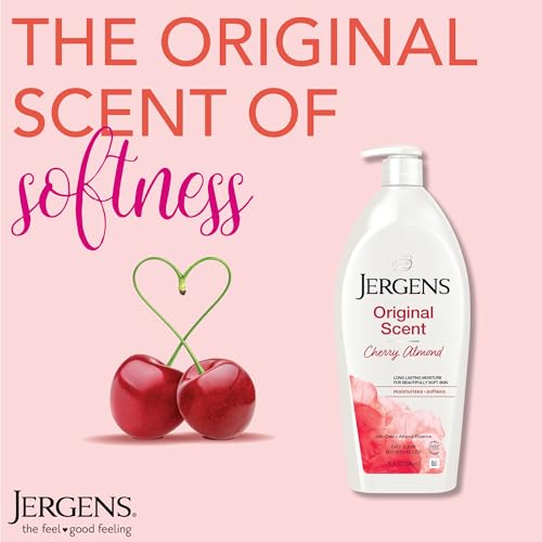 Jergens Cherry Almond Hand & Body Lotion, 32 fl oz