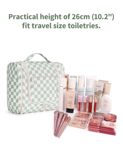 Narwey Hanging Toiletry Bag for Travel – Makeup Organizer