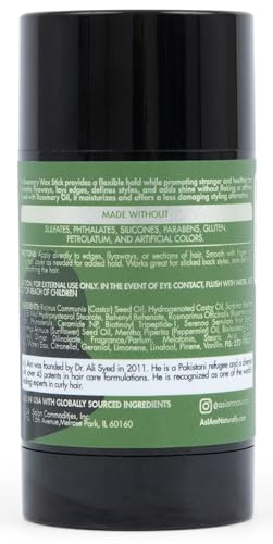 As I Am Rosemary Hair Wax Stick - 2.6 Oz